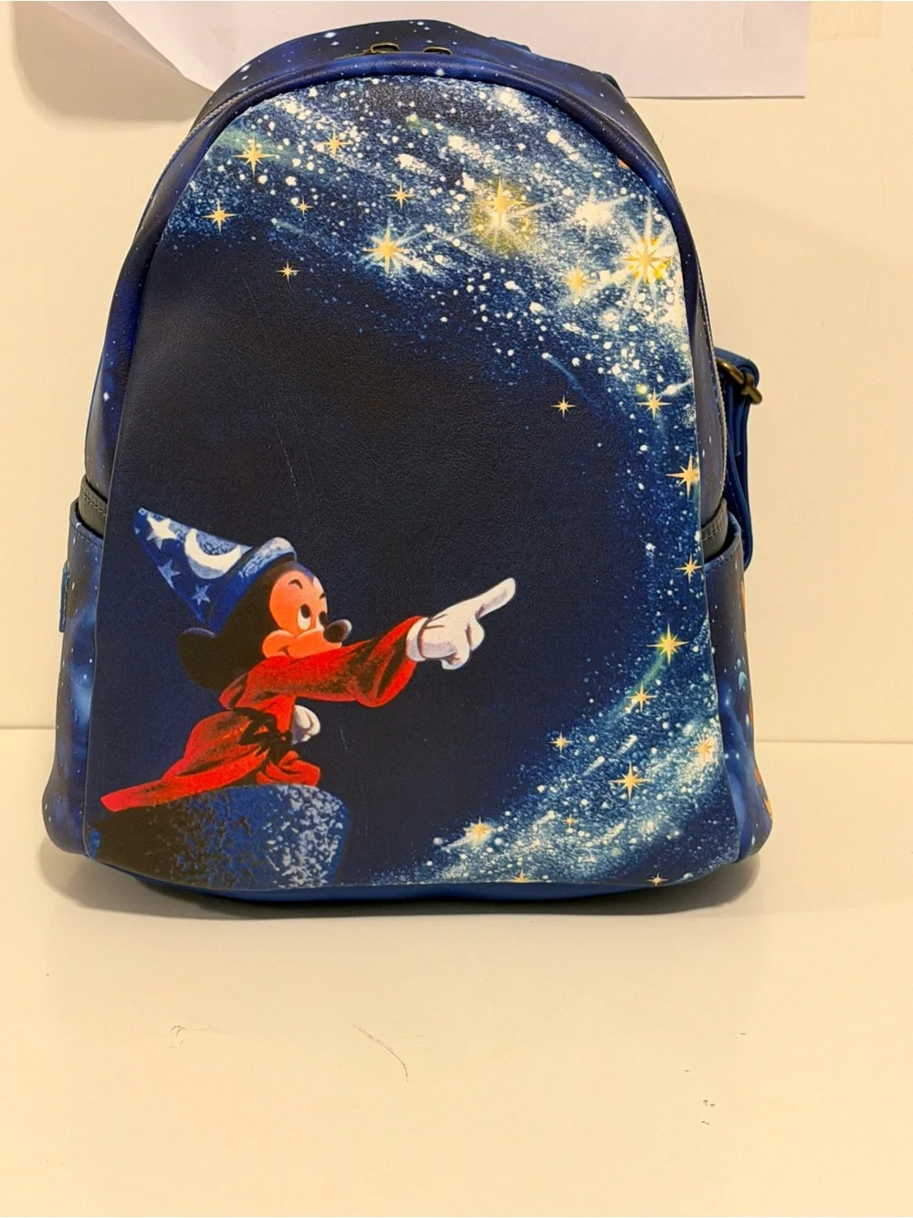 Disney Fantasia Sorcerer Mickey Mouse Backpack - Blue Stars